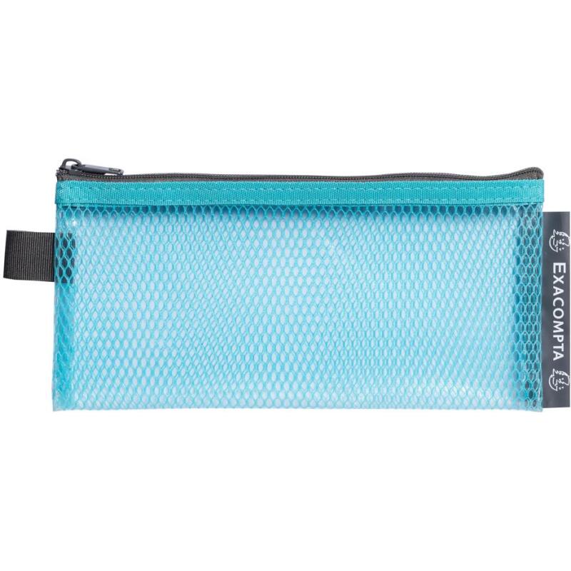 Pochette à fermeture éclaire en plastique souple Pop'N Co - Couleurs assorties