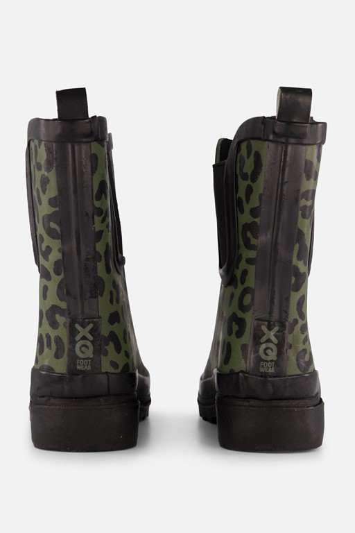 XQ Footwear Regenlaarzen groen Rubber