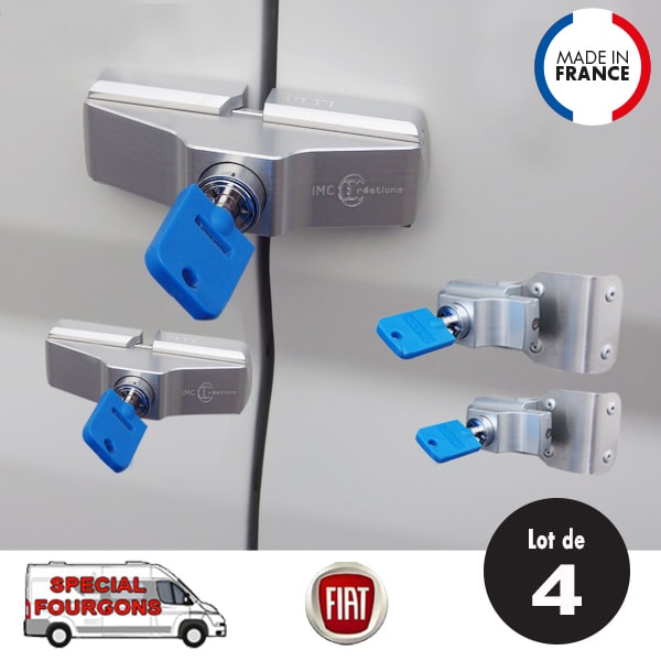 Lot de 4 verrous IMC Pack spécial Fiat Ducato de 2006 à 2021