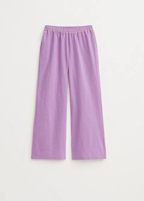 Gestreepte pull-on broek roze (ROS)