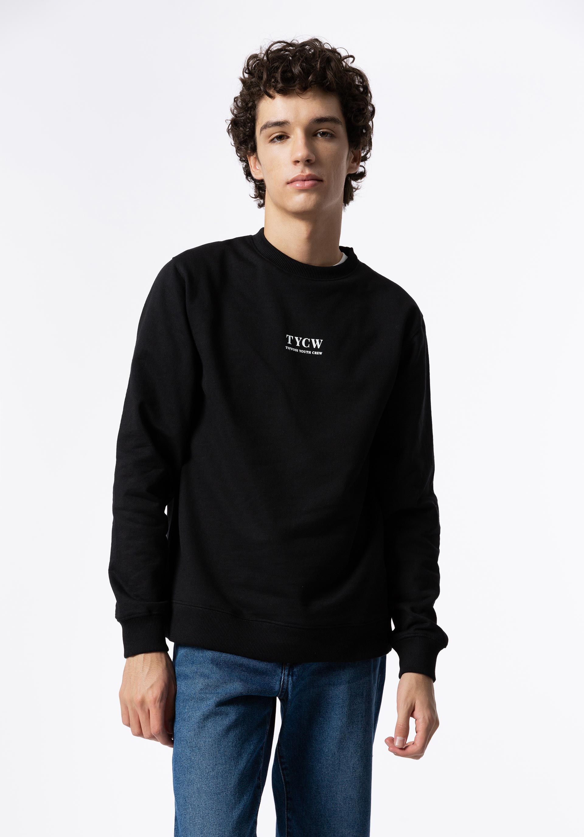 Sweatshirt com Estampado nas Costas