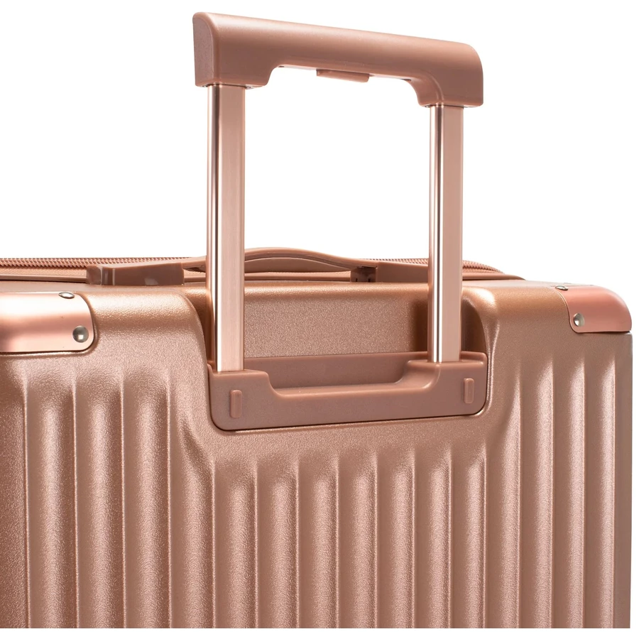 Heys Luxe - 4-Rollen-Trolley L 76 cm erw. rose gold
