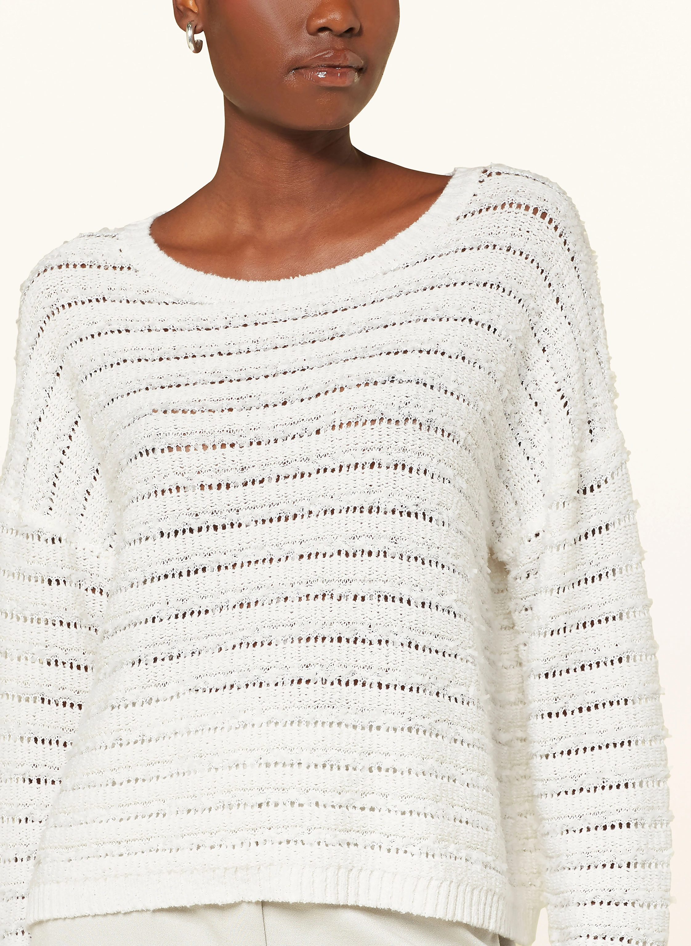 MARC AUREL Pullover mit Pailletten