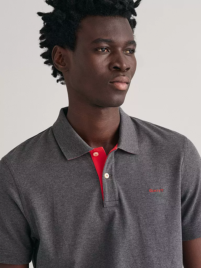 GANT Polohshirt grau
