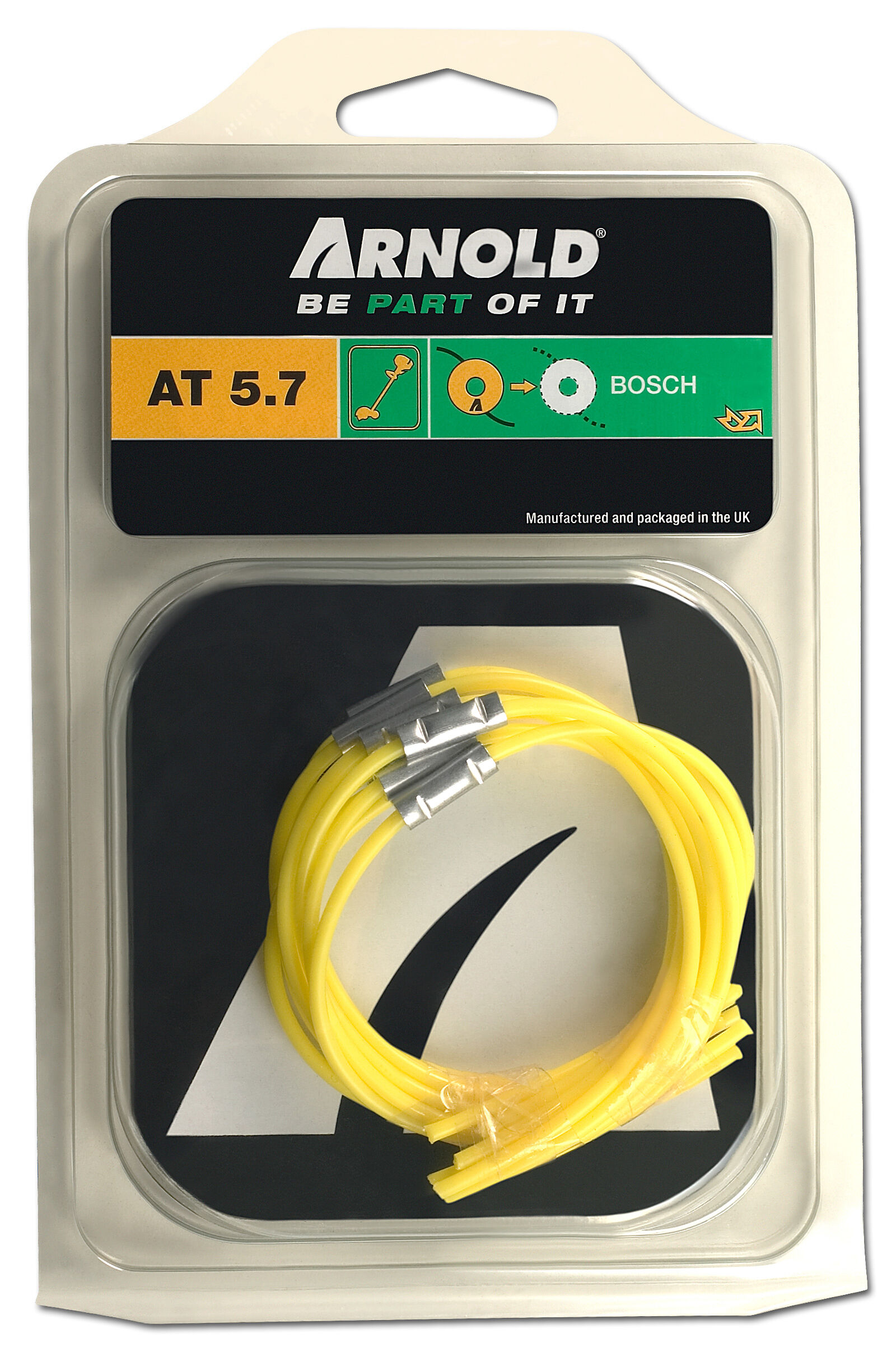 Arnold AT5.7 2.4mm - Trimmerdraad - 10 stuks - 10 Stuks - 23 cm