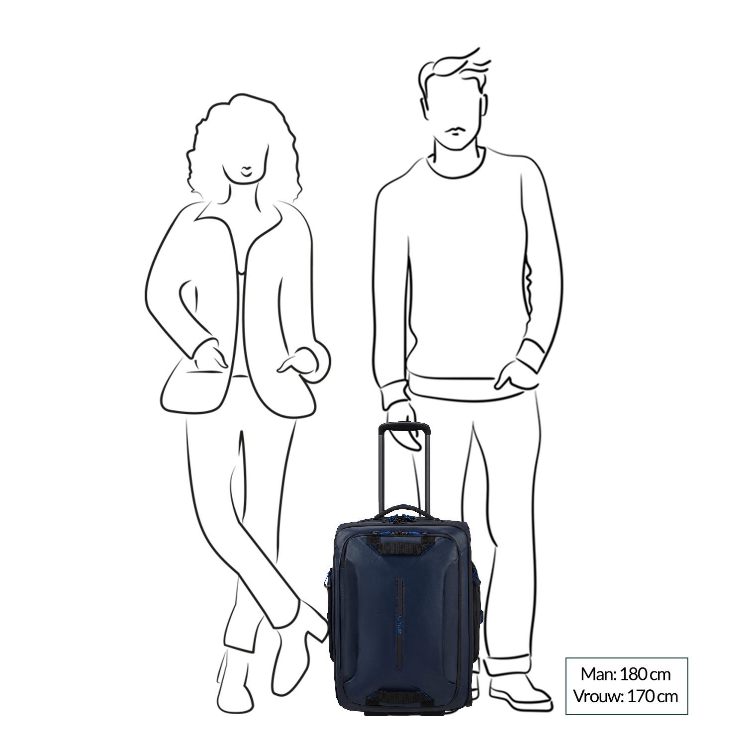 Samsonite Ecodiver Duffle/Wheels 55 yellow