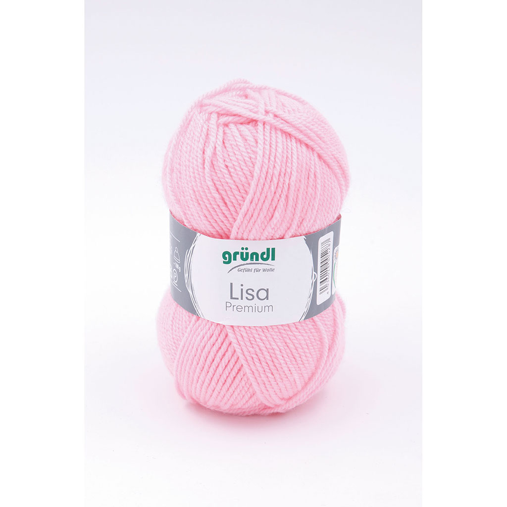 Pelote de laine LISA PREMIUM rose clair 50g