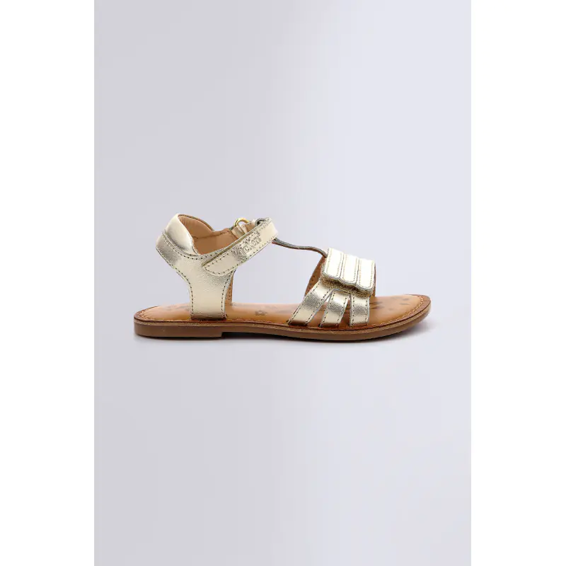 DIAMANTO OR SANDALES Cuir Fille