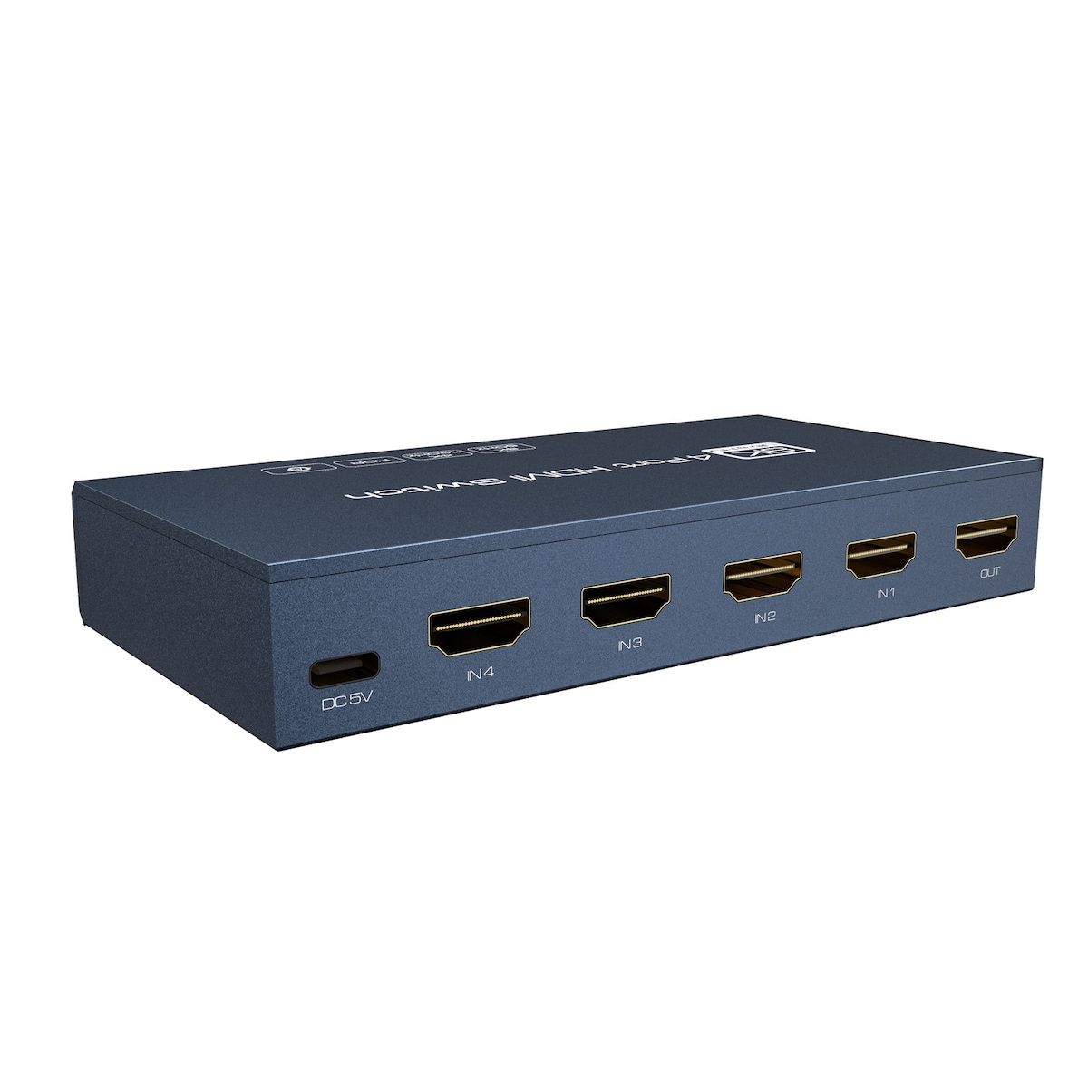 NÖRDIC HDMI 2.1-svitsj 4 til 1 - 8K60Hz 4K120Hz HDR Dolby Atmos
