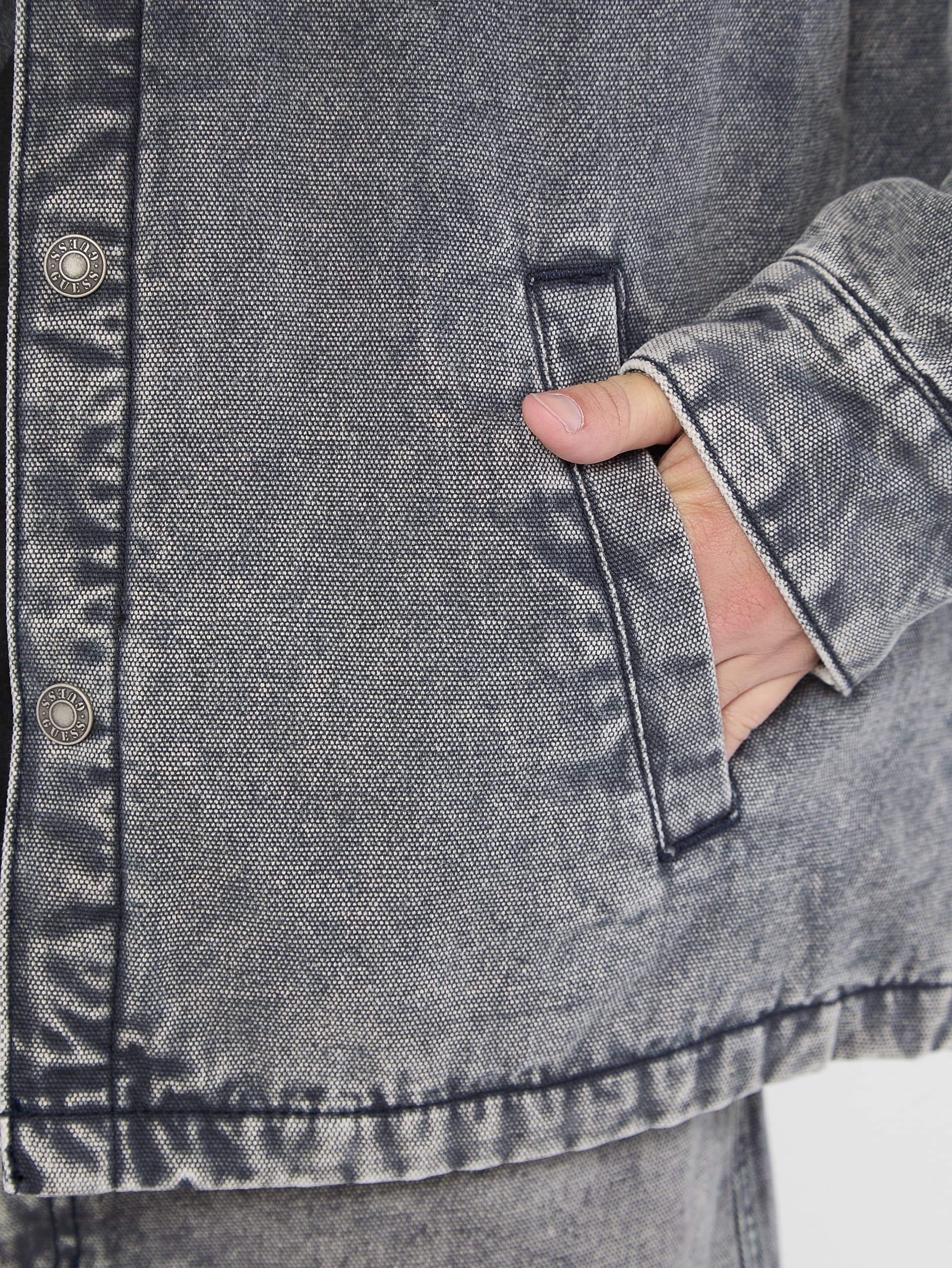 Jaqueta camisa de lona GUESS Originals