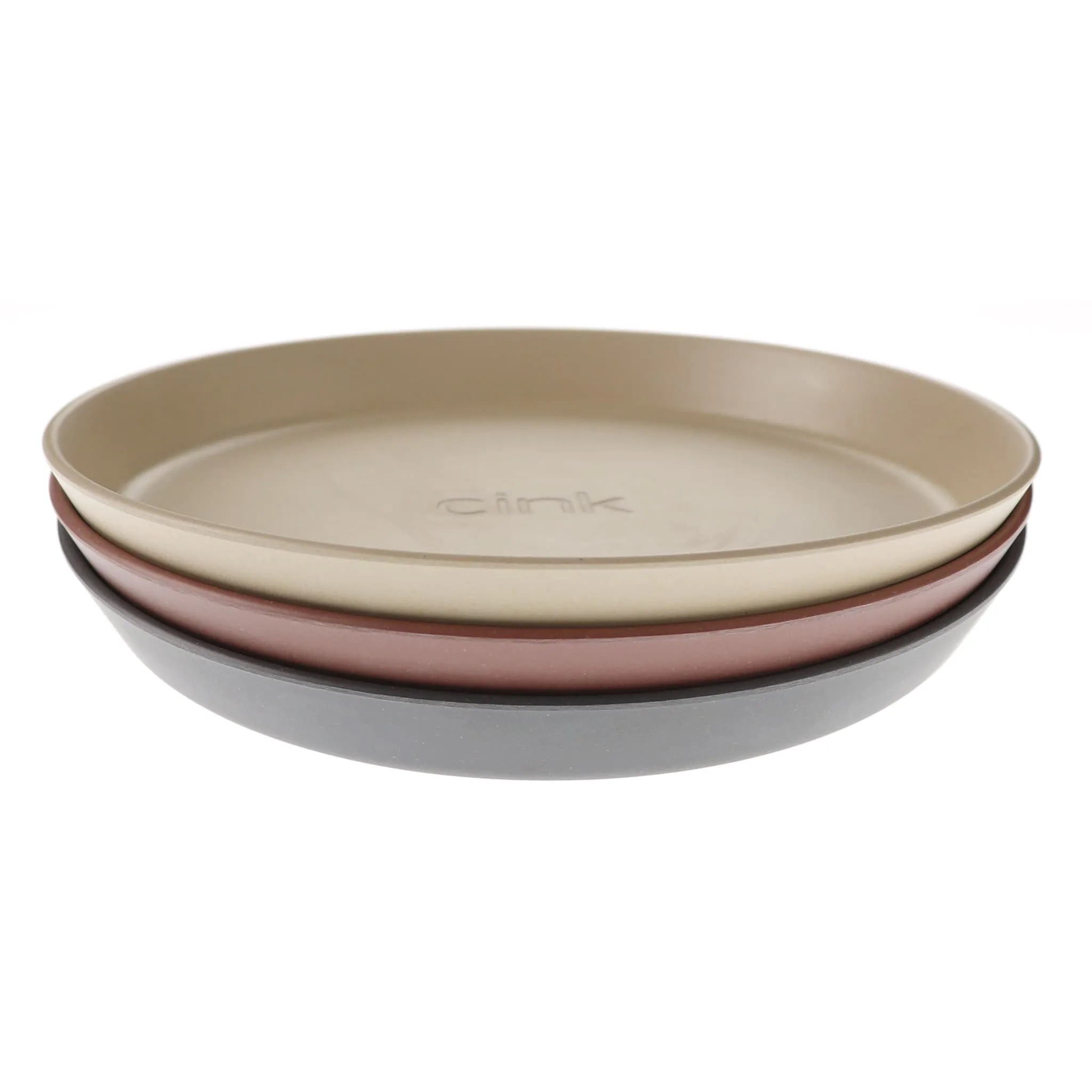 Cink Assiette en Bambou Paquet de 3 - FogBeetOcéan