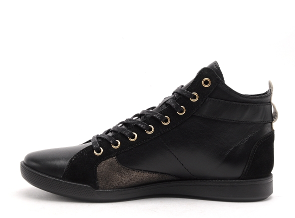 Pataugas boots bottine plates femme palme mix noir