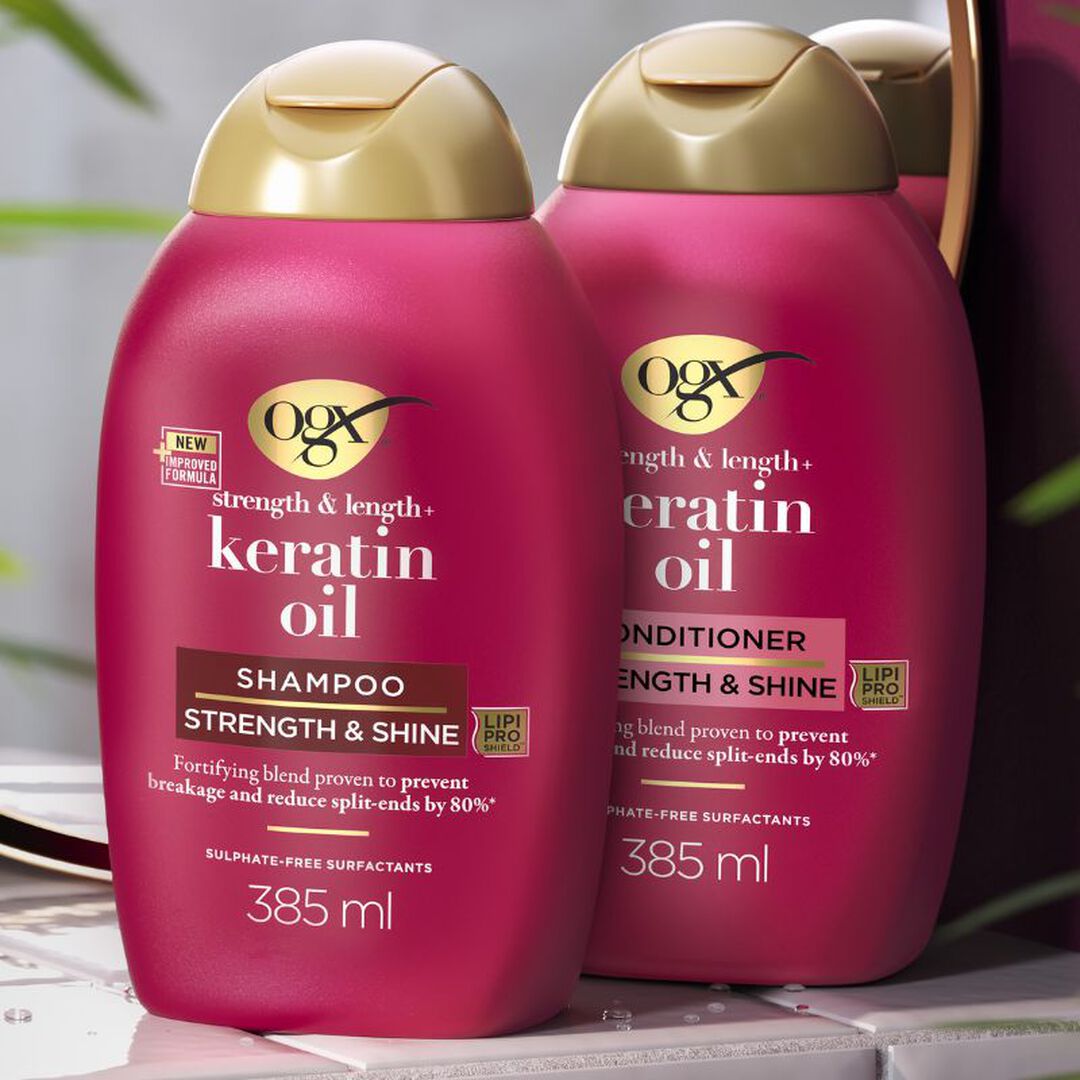 OGX Keratin Oil Condicionador Fortificante Óleo de Queratina - 385ml