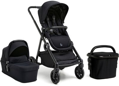 Beemoo Pro Multi 2 Duovogn inkl. Shoppingkurv, Coffee Black