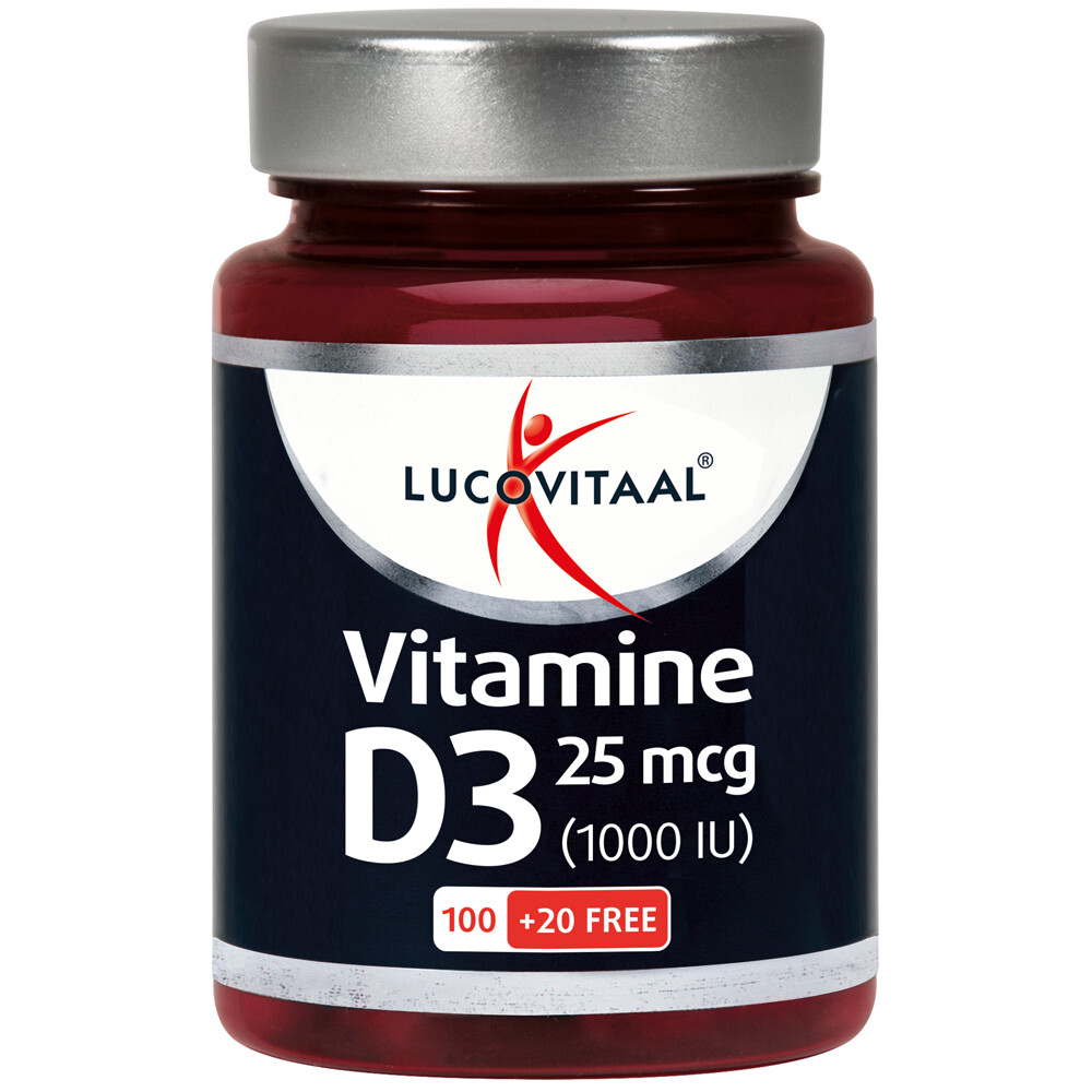 2x Lucovitaal Vitamine D3 25mcg120 capsules