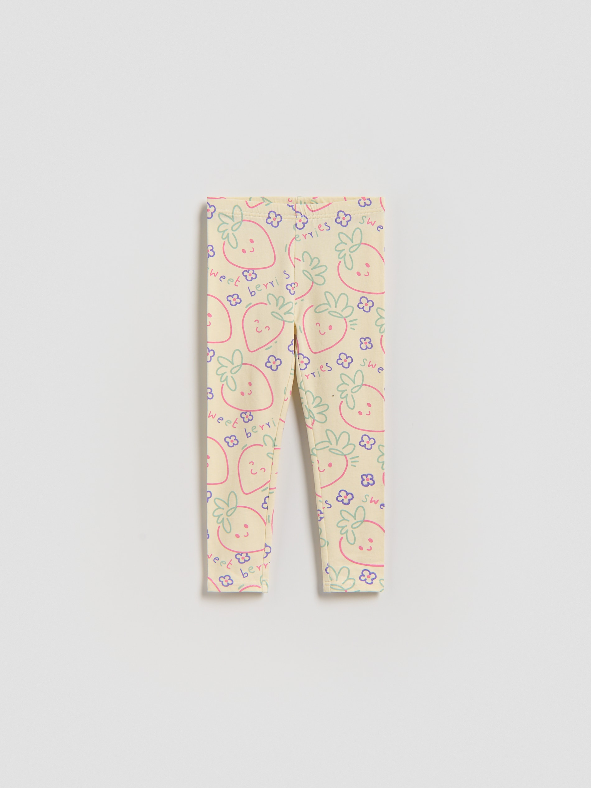 Bedruckte Leggings mit hohem Baumwollanteil