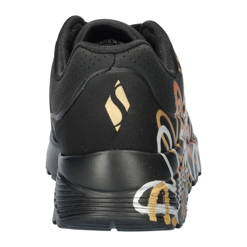 Skechers Uno Litesneakers zwart