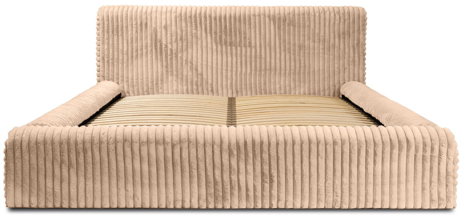 Trae Mobler Hana 160 x 200 cm Gestoffeerd Bed Beige