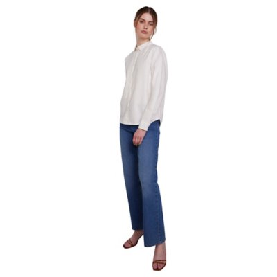 Chemise à manches longues femme Pcirena Ls Oxford Shirt Noos Bc PIECES