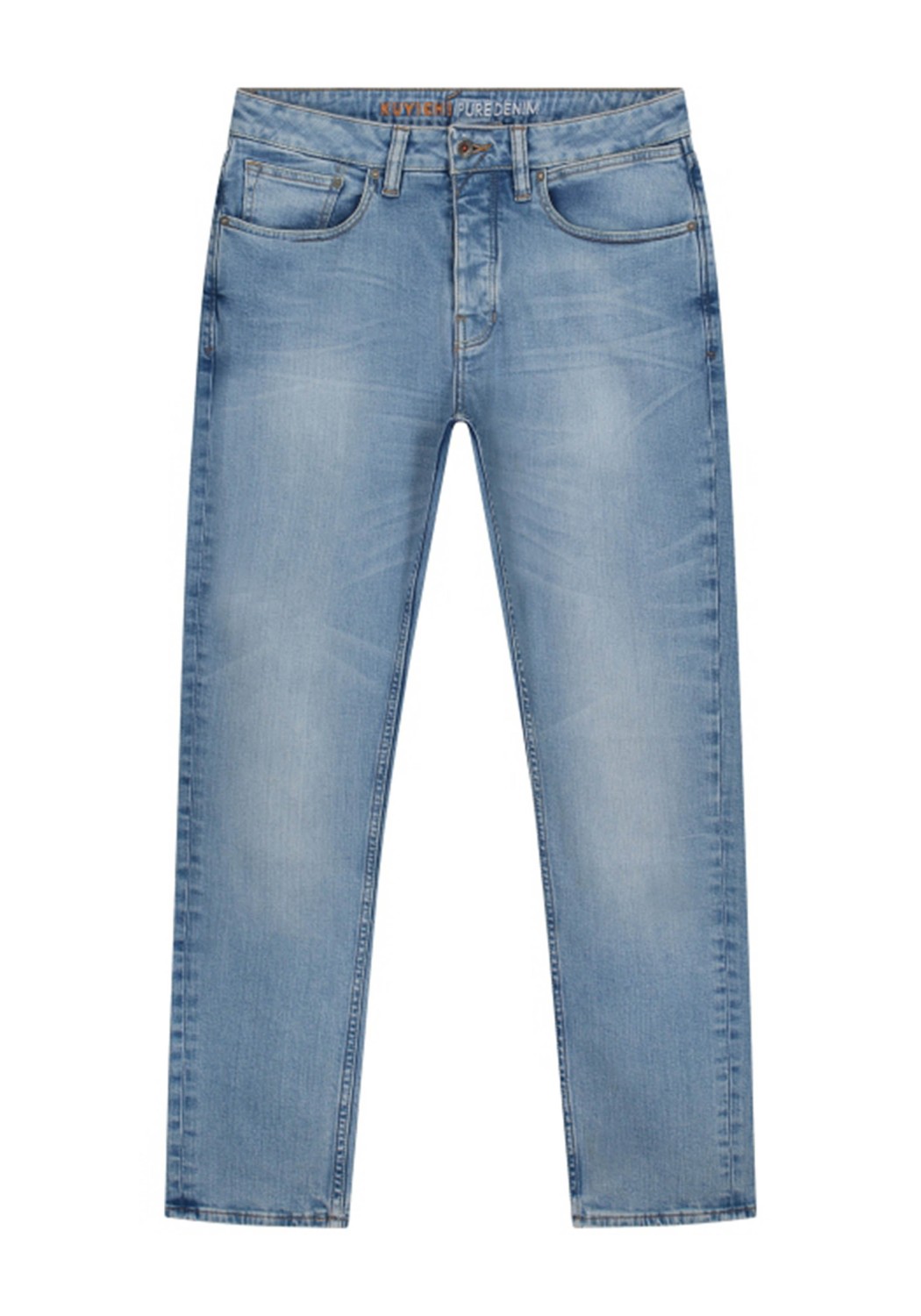 Kuyichi Herren-Jeans Jim Regular Slim Bright Blue