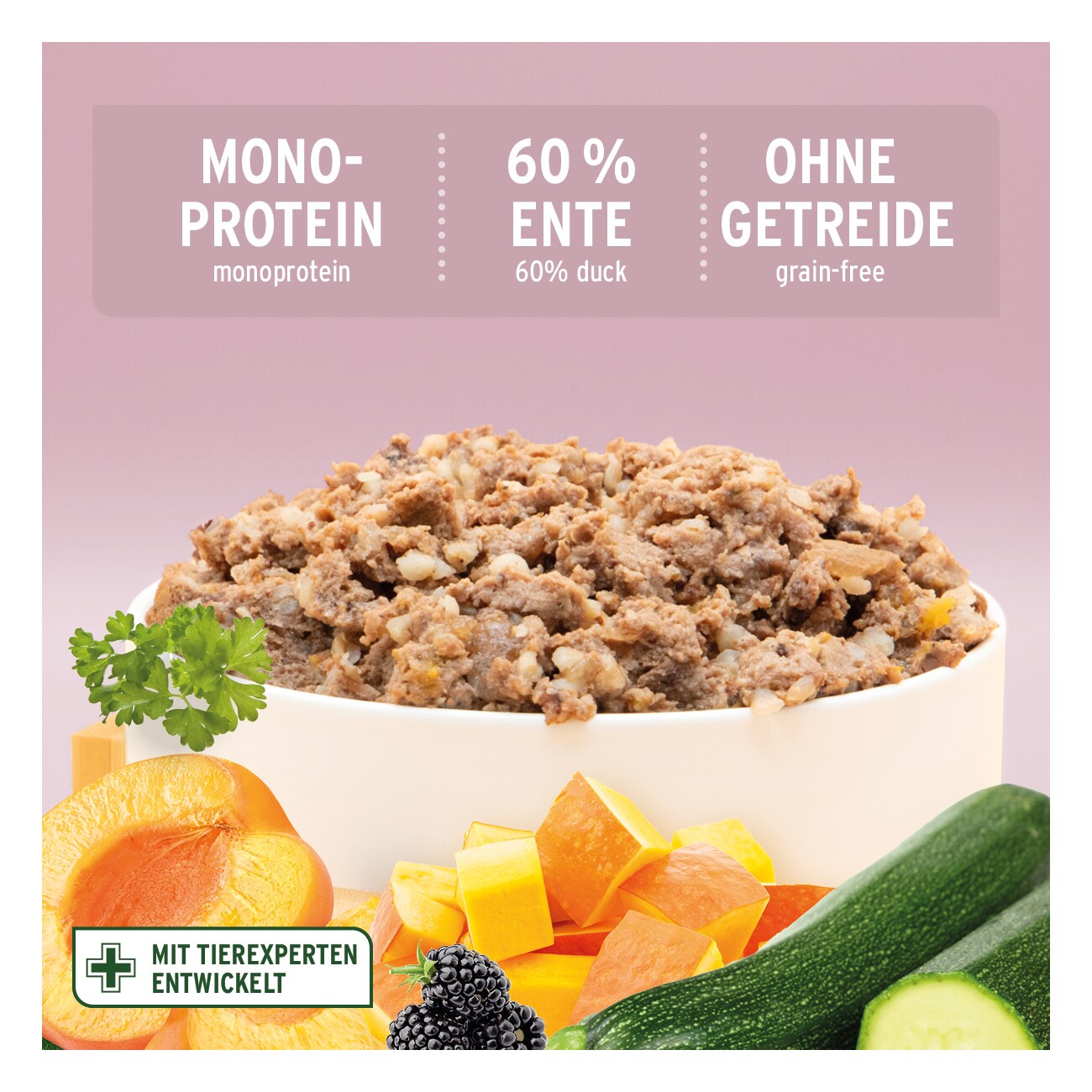 AniForte Nassfutter Ente Freeland Duck 6x400 g