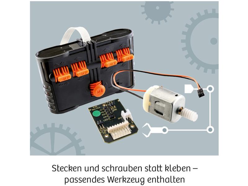 Kosmos Experimentierkasten Roboter-Arm Ein hochwertiger Modellbausatz für Roboter-Fans