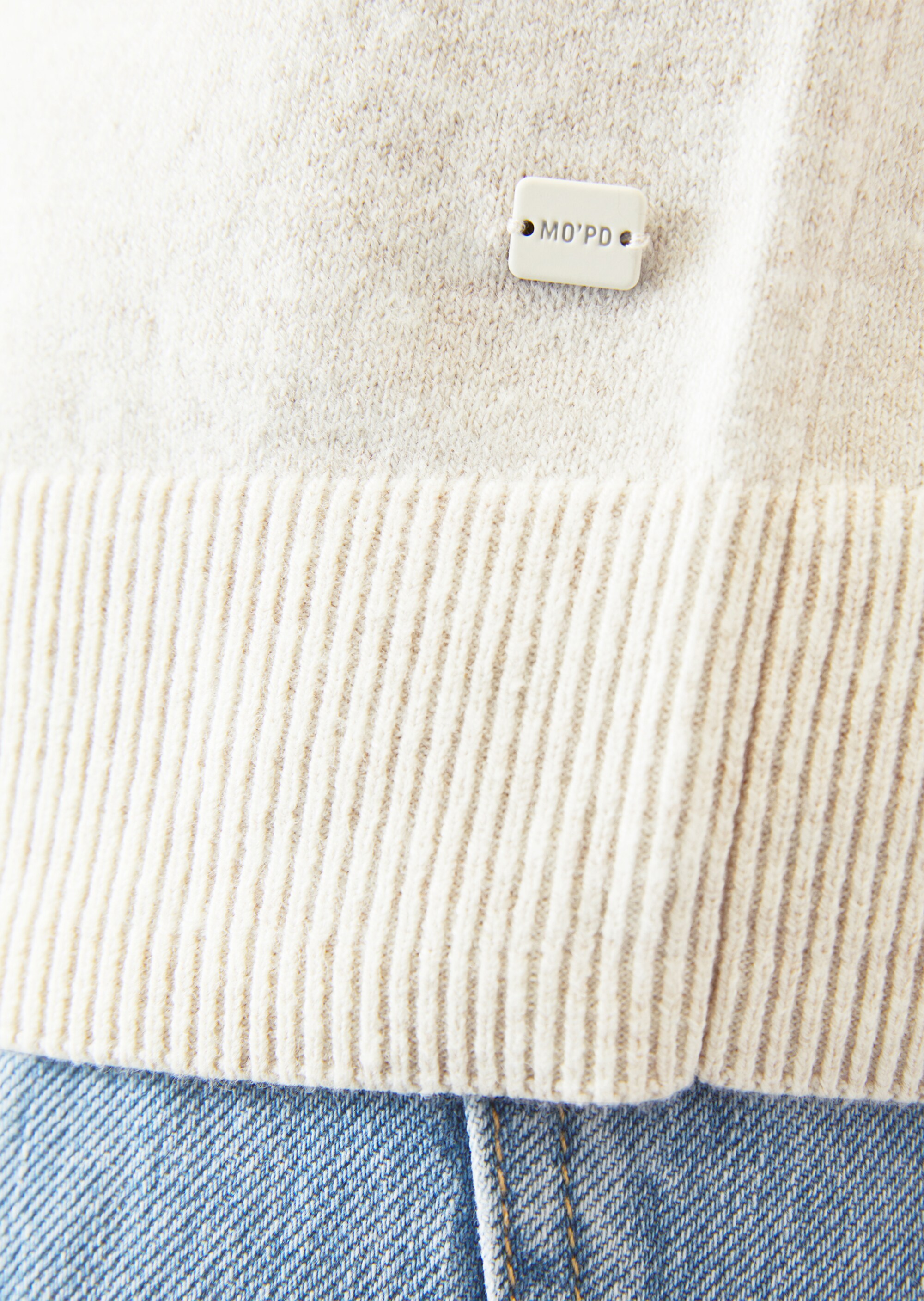 Basic Pullover regular aus Soft-Cotton-Stretch