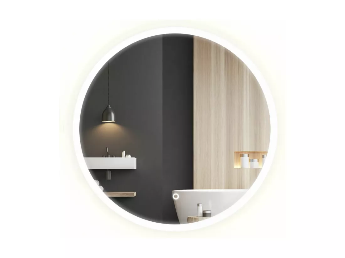 MIROIR LED REA 80CM FFJ80 CHROME