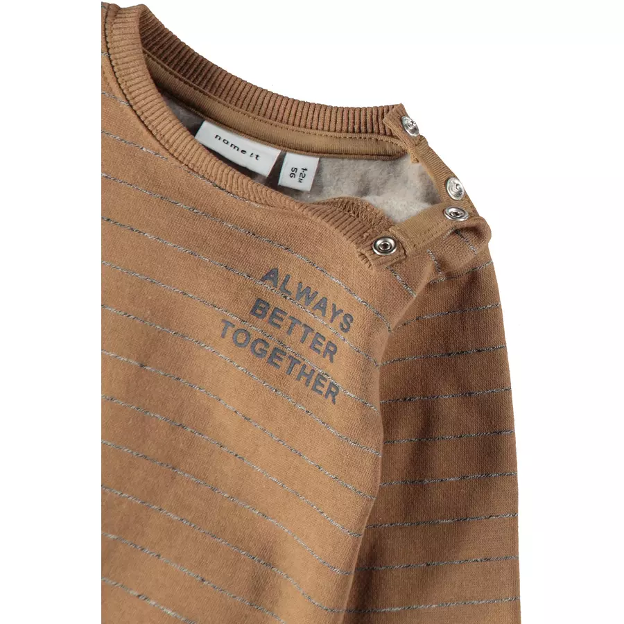 name it Sweatshirt Nbmsoeren Toasted Coconut