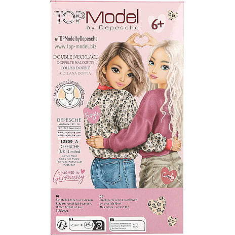 TOPModel Leoheart dobbelt halskæde