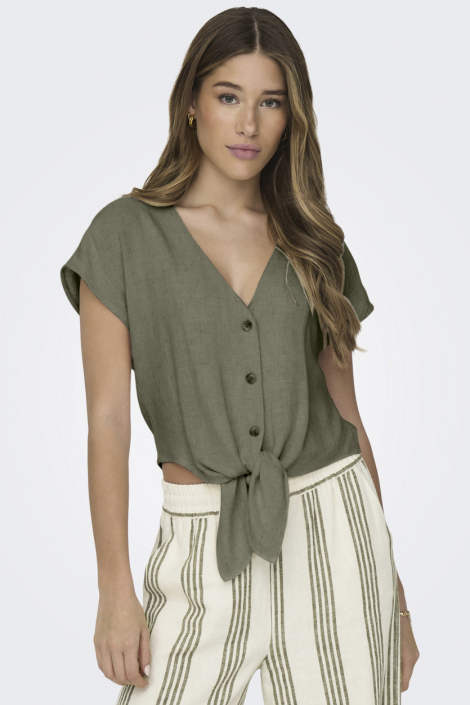 Only groene dames t-shirt