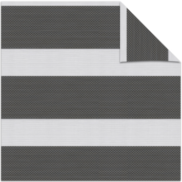 KARWEI duo rolgordijn lichtdoorlatend antraciet structuur (kleurnr. 4401) 120x210 cm (bxh)