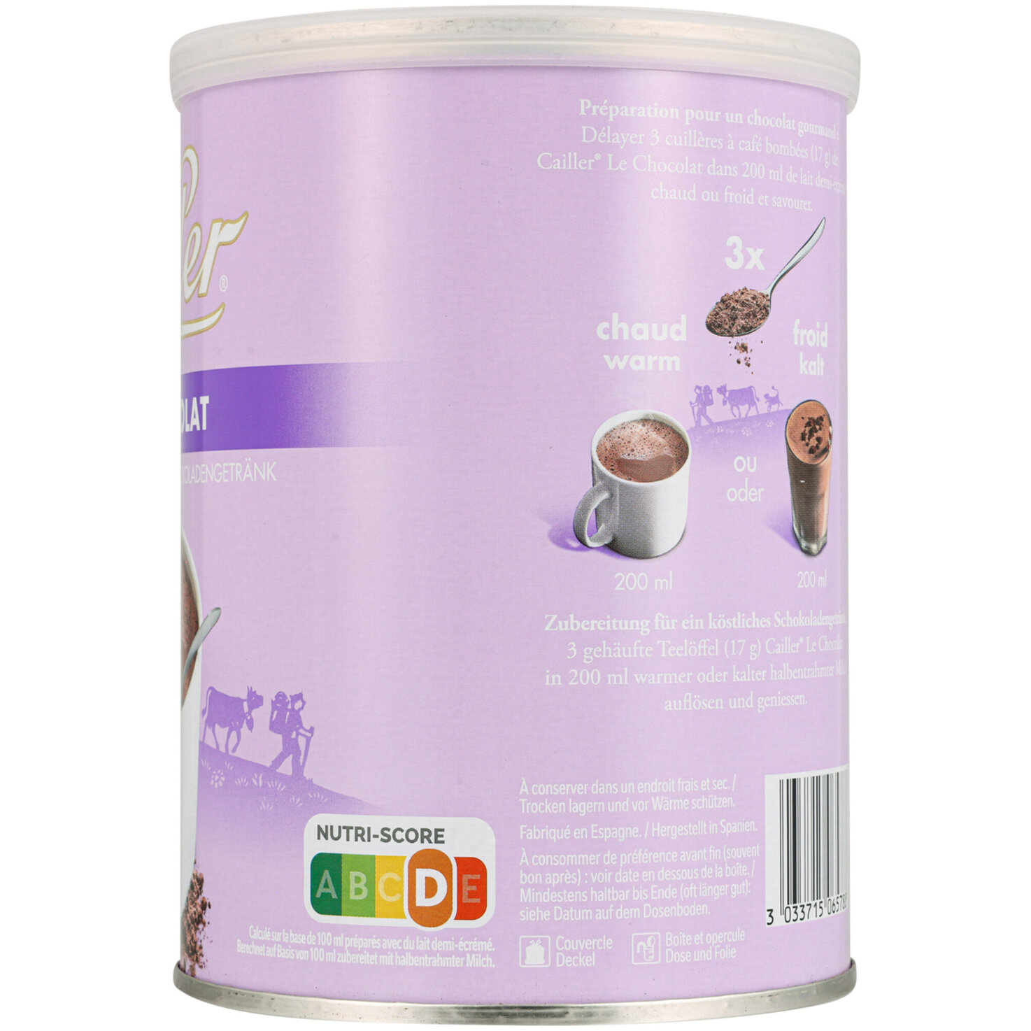Cailler le Chocolat Schokoladenpulver