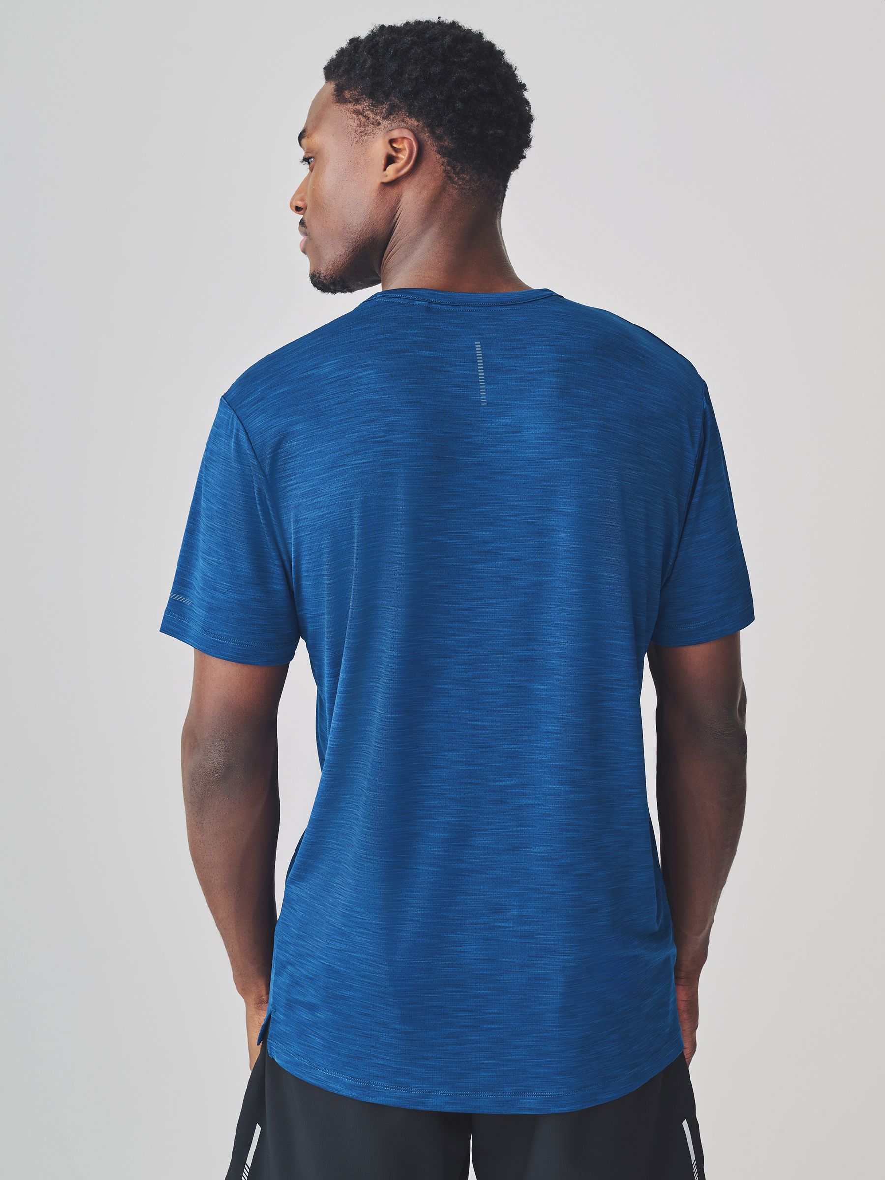Helderblauw - T-shirt met korte mouwen - Active Gym Trainingstop