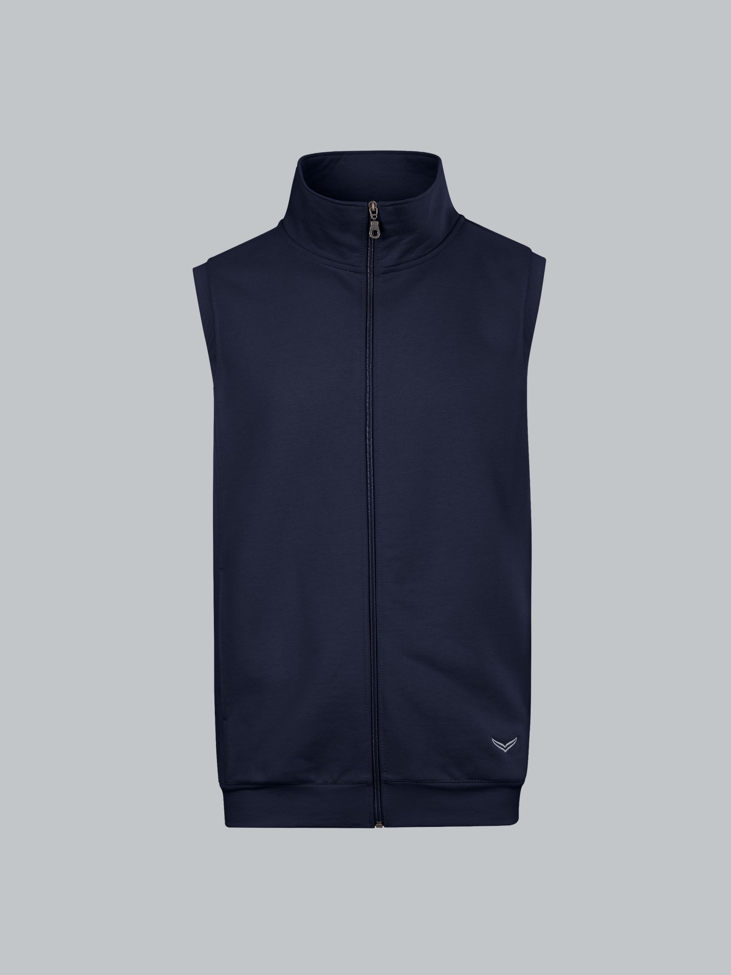 Weste aus bequemem Sweat-Material Navy
