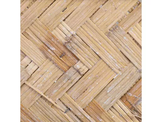 Panier ovale marron 33x25x12h cm