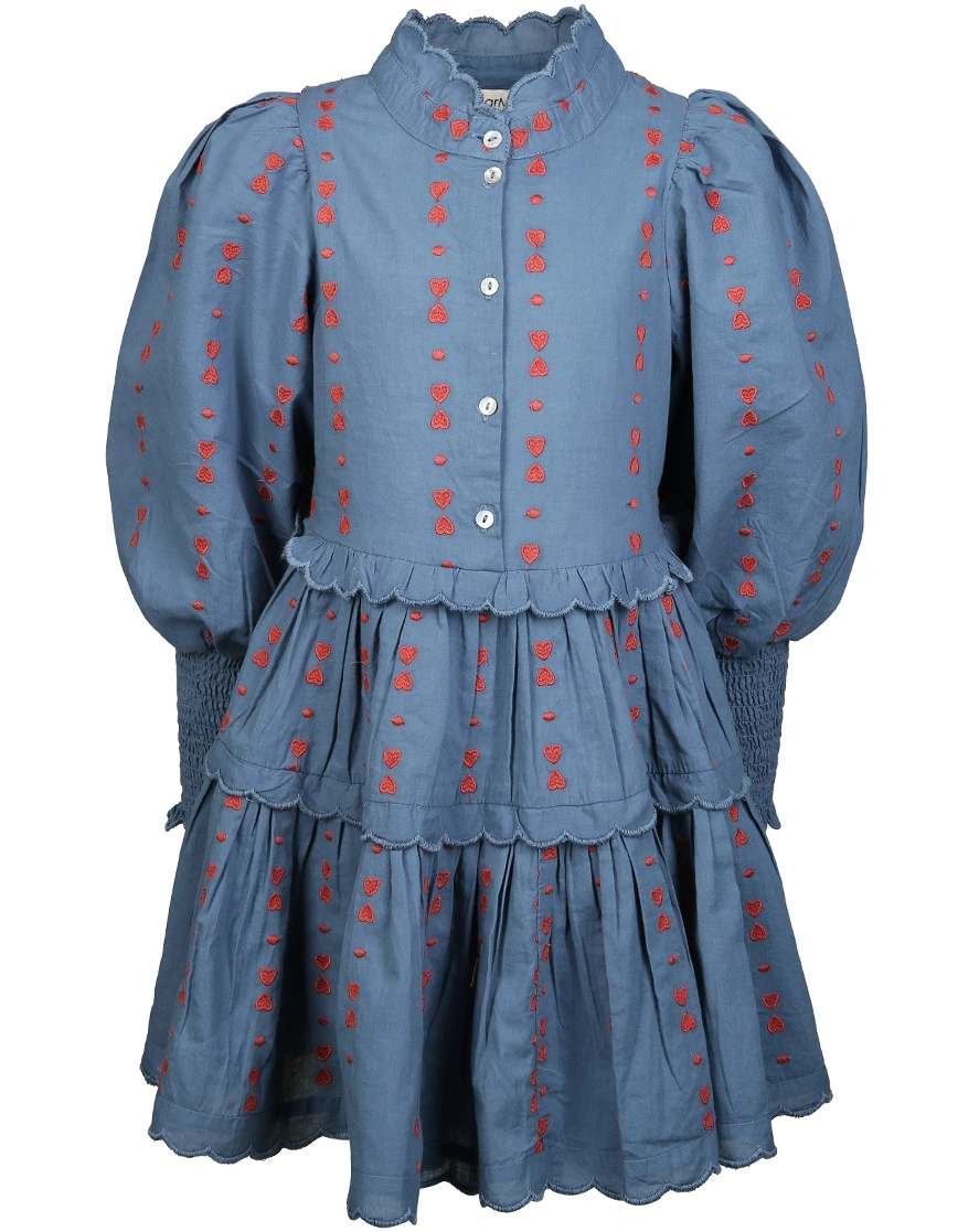 Langarmkleid DELA - PIRI RED HEART in blue
