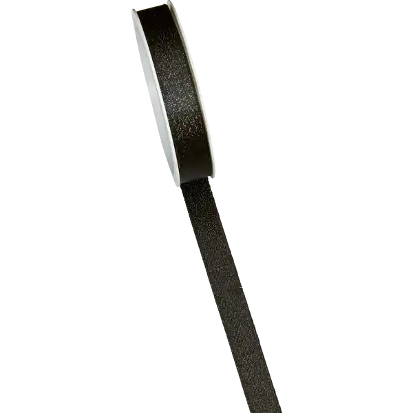 Geschenkband schwarz Glimmer