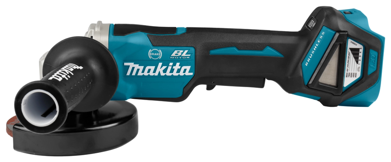 Makita DGA517ZJ 18V Li-Ion Accu haakse slijper incl. ADT body in Mbox - 125mm - koolborstelloos