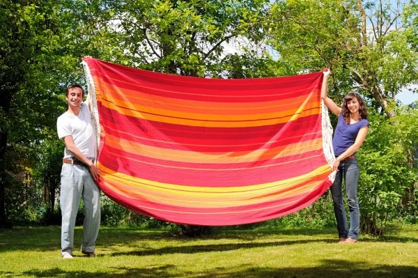 AMAZONAS AZ-1025200, Hængende hængekøje, 280 kg, 4 person(er), Bomuld, Polyester, Flerfarvet, 4500 mm