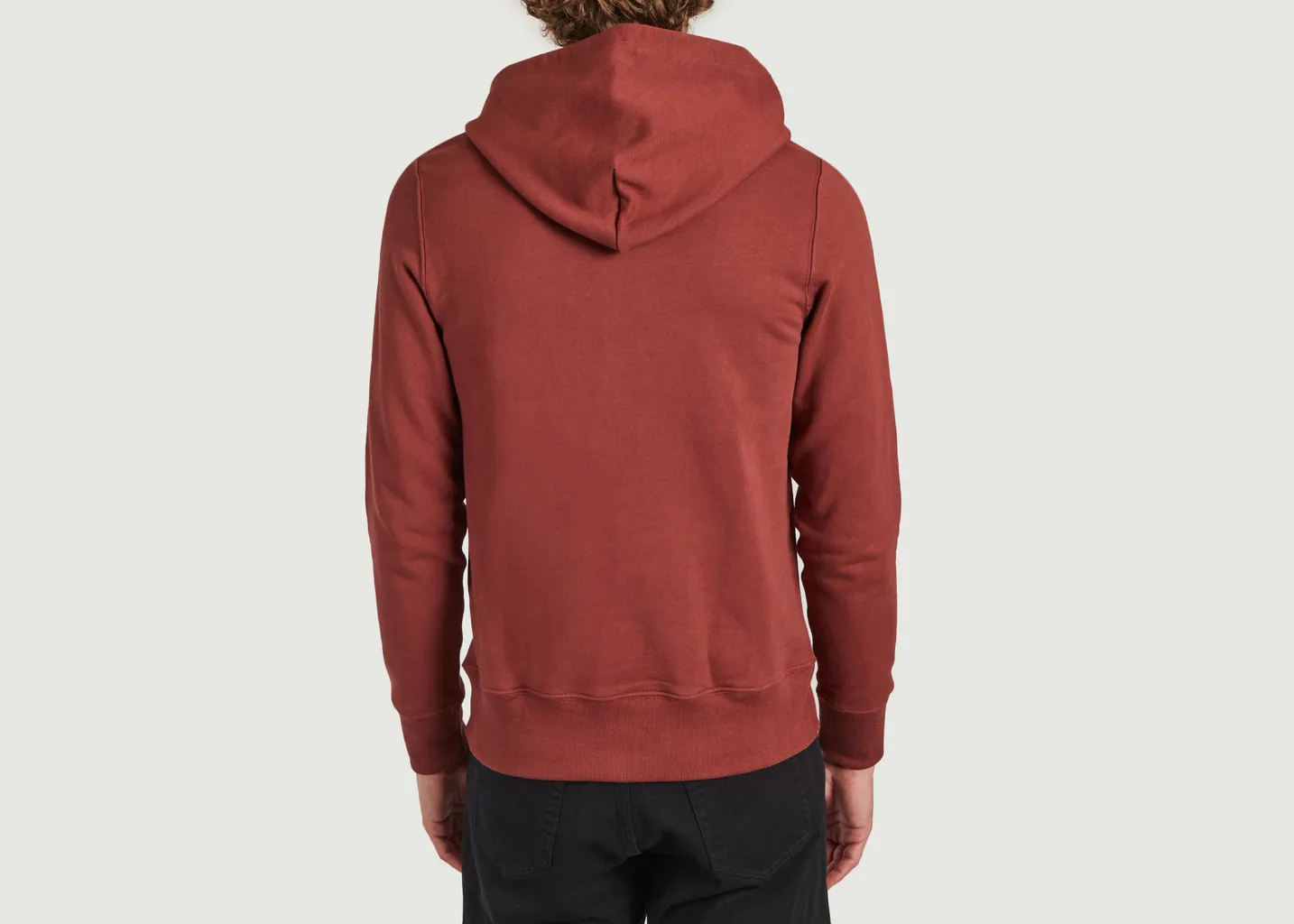 Hoodie coupe classique en coton bio Merz b Schwanen