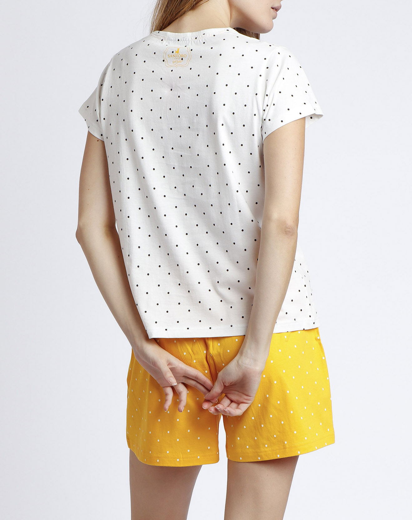 Santoro Gorjuss Pyjama T-Shirt & Short Sélène jaune