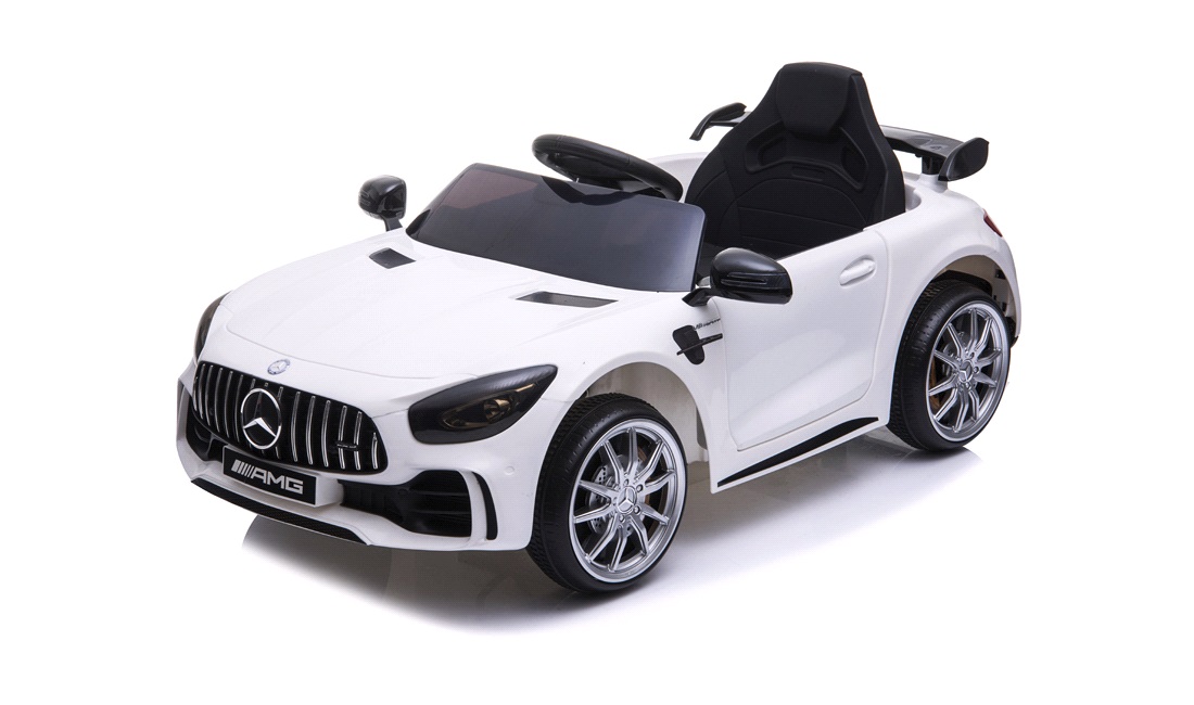 El bil til børn Mercedes GTR AMG 12V hvid