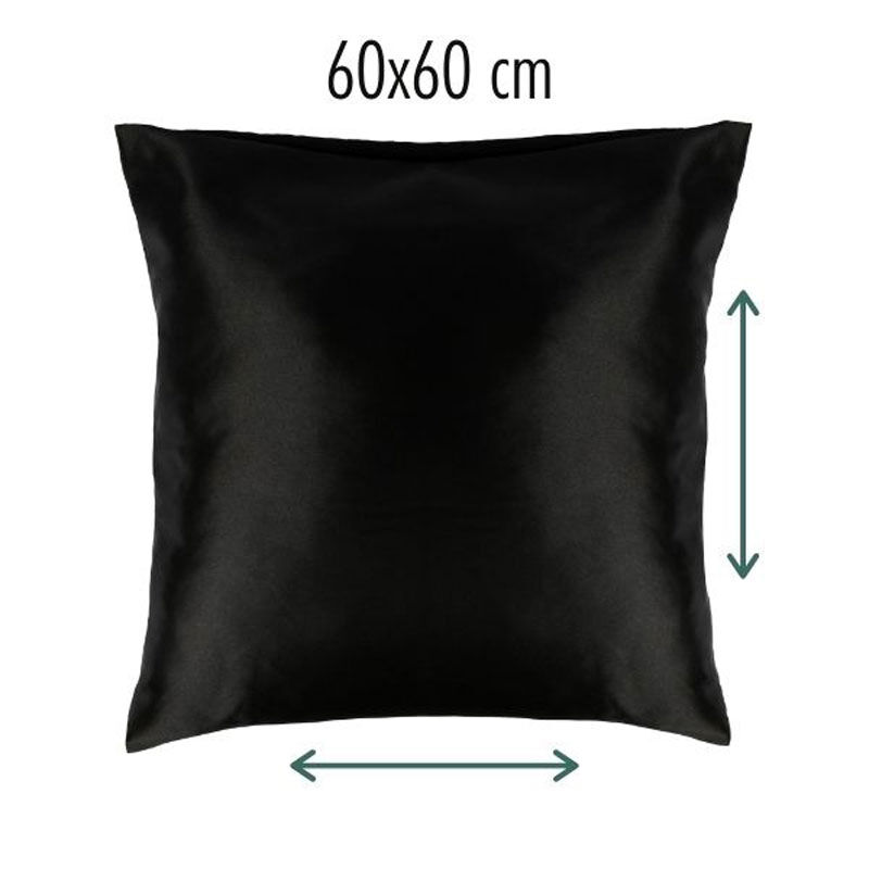 Taie d'oreiller en satin double épaisseur
