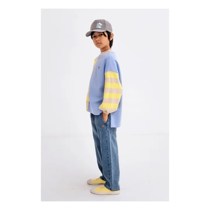 Repose AMS Sweat Coton Bio Boxy | Bleu ciel
