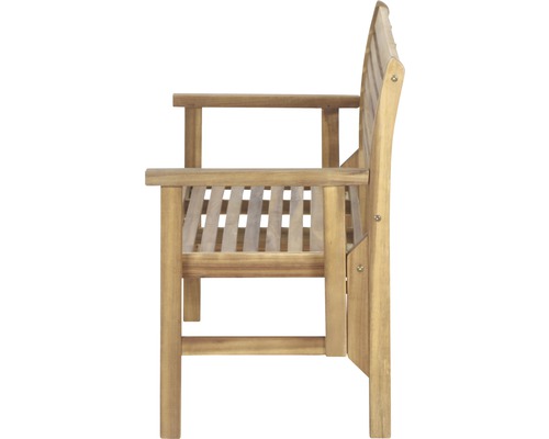 Siena Garden Lovera houten tuinbank, 2-zits, bruin