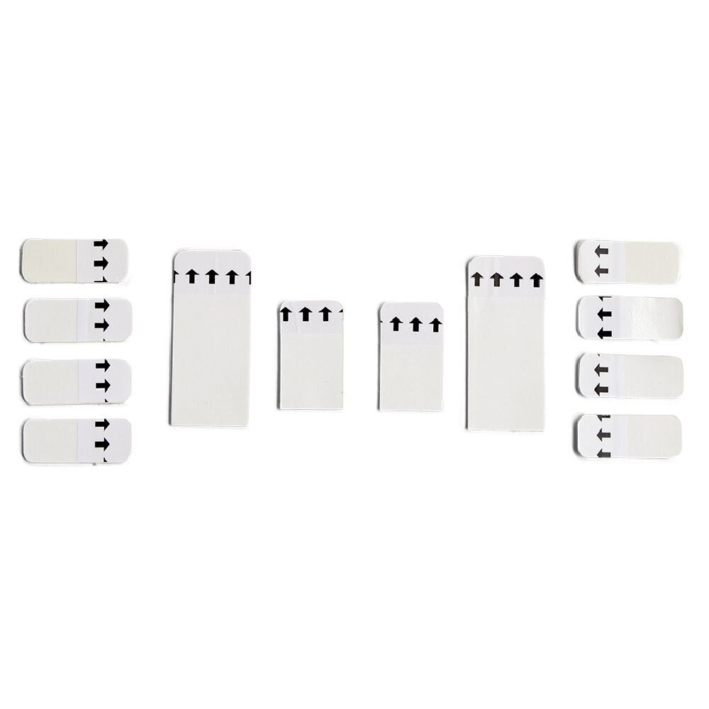 Lot de 12 languettes adhésives double face pour accroche murale