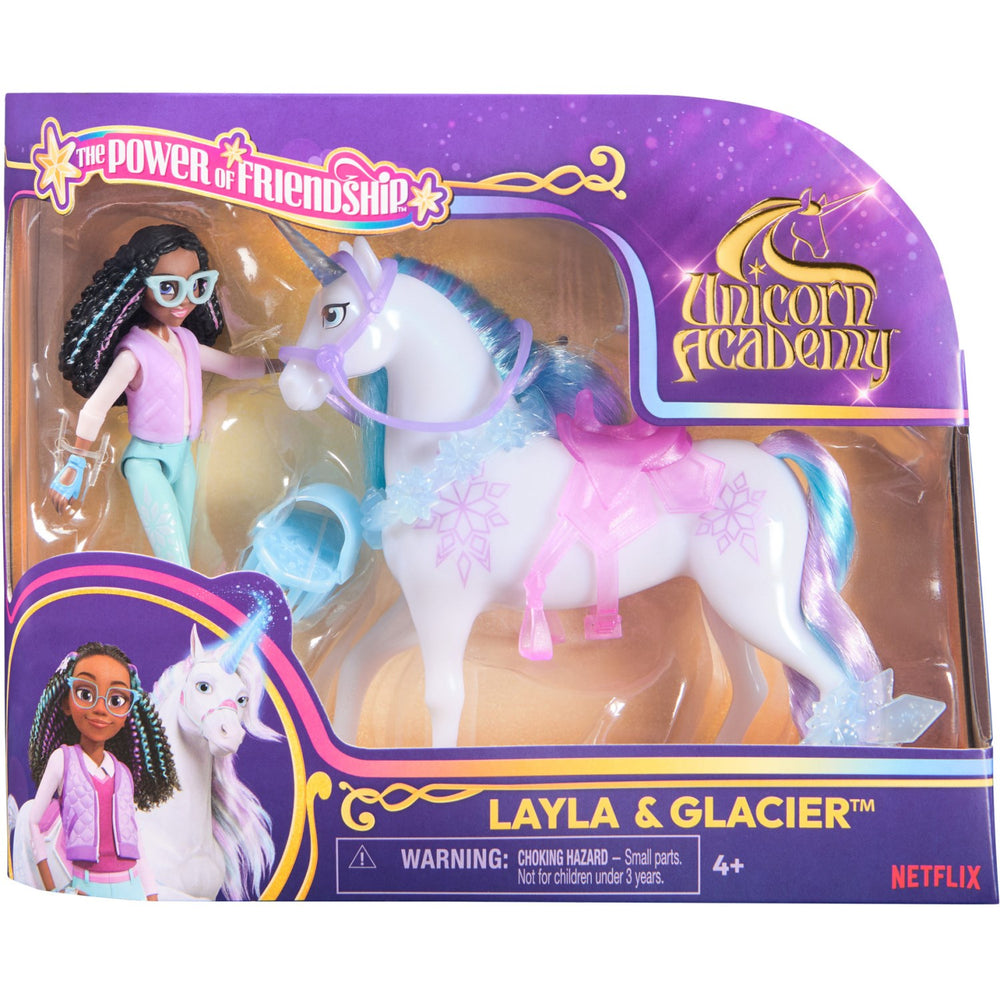 Køb Unicorn Academy Uca Dukke & Enhjørning V2 Layla & Glacier
