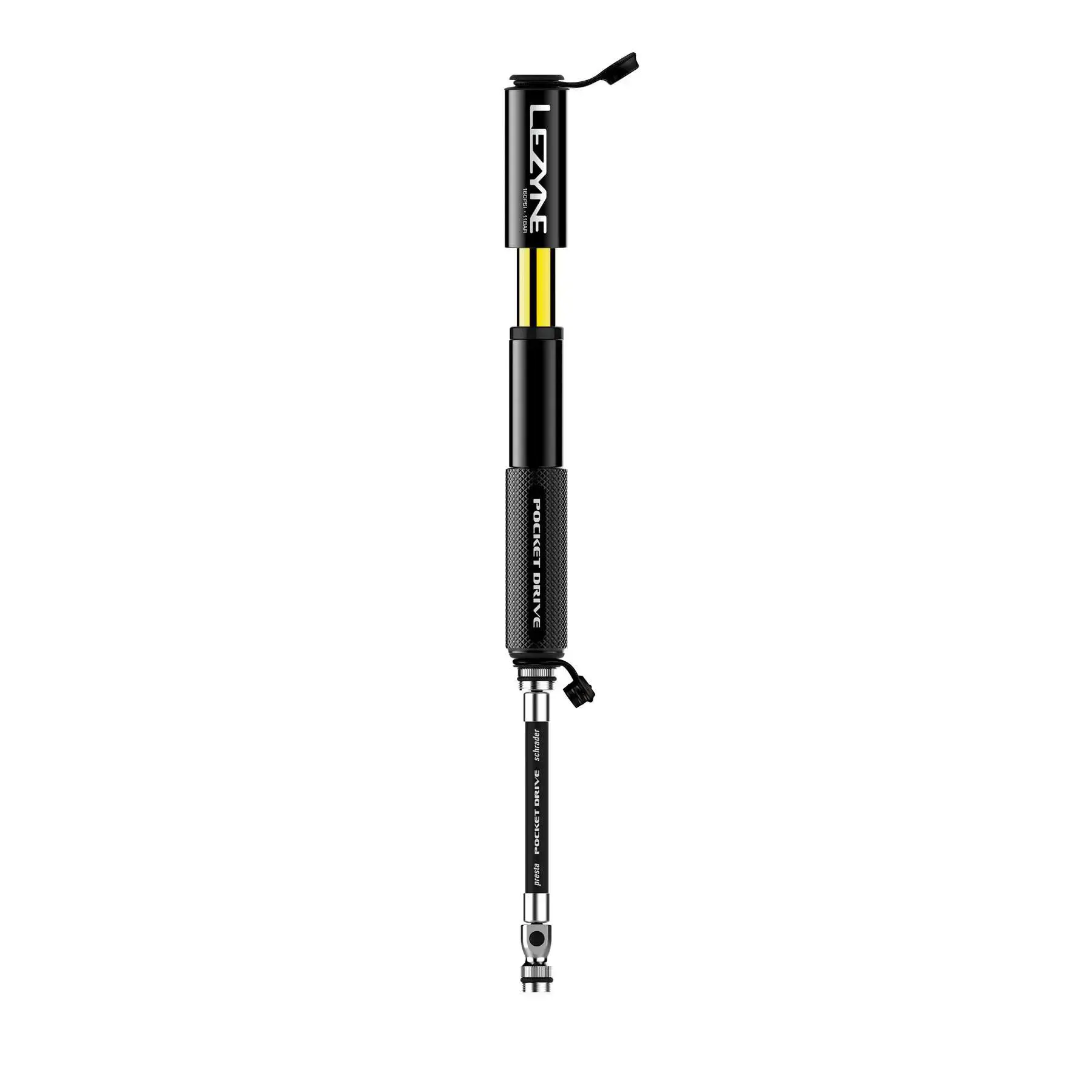 Lezyne Pocket Drive Mini Fietspomp Zwart