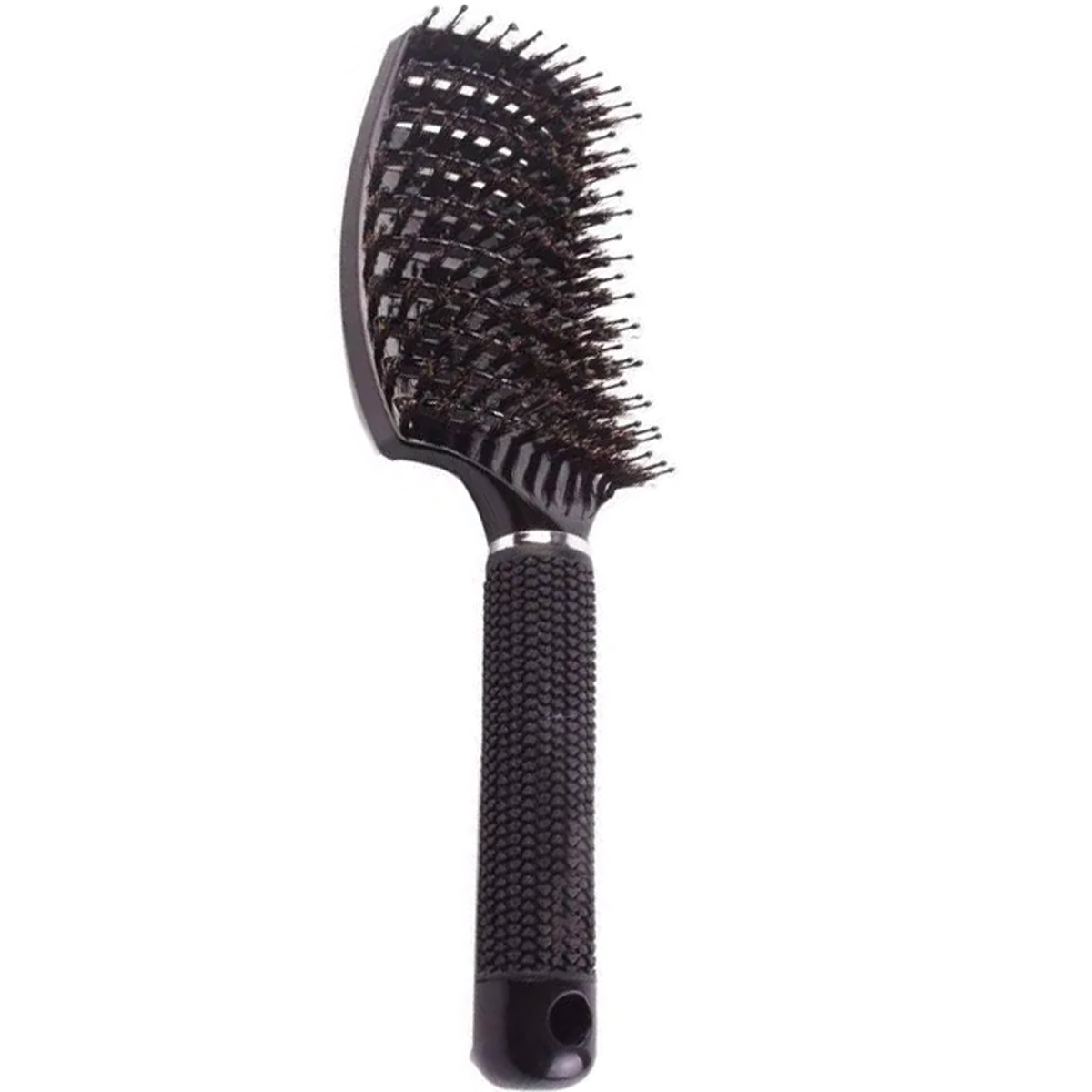 Brosse Démêlante courbe Sanglier/Nylon Noir Jacques Seban
